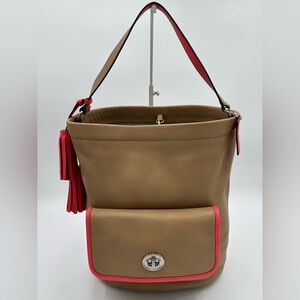 Coach 22407 Legacy Archive Leather Bucket Bag